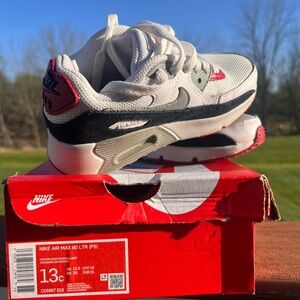 Nike Air Max 90 LTR Kids Shoes - White and Black